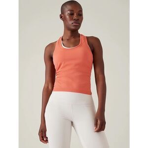 ATHLETA Women’s Soft Persimmon Momentum Seamless Tank Top Size Large Style #5305